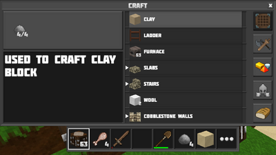 Clay block