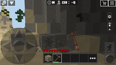 Mining cobblestone
