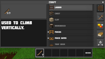 Crafting ladder