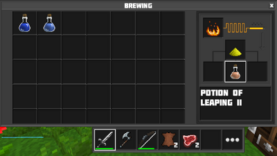 Brewing potion of leaping II