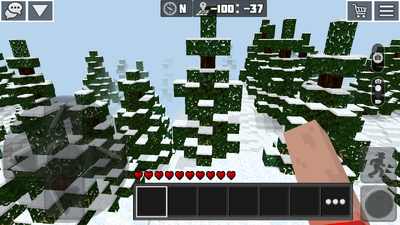 Snow on trees