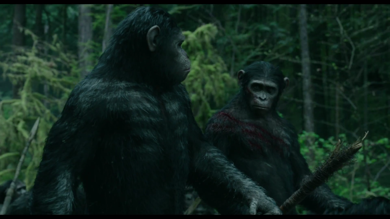 Image - Caesar & Blue Eyes retunring home.png | Planet of the Apes Wiki ...