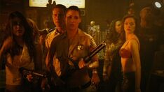 Hot Dep. Female with shotgun