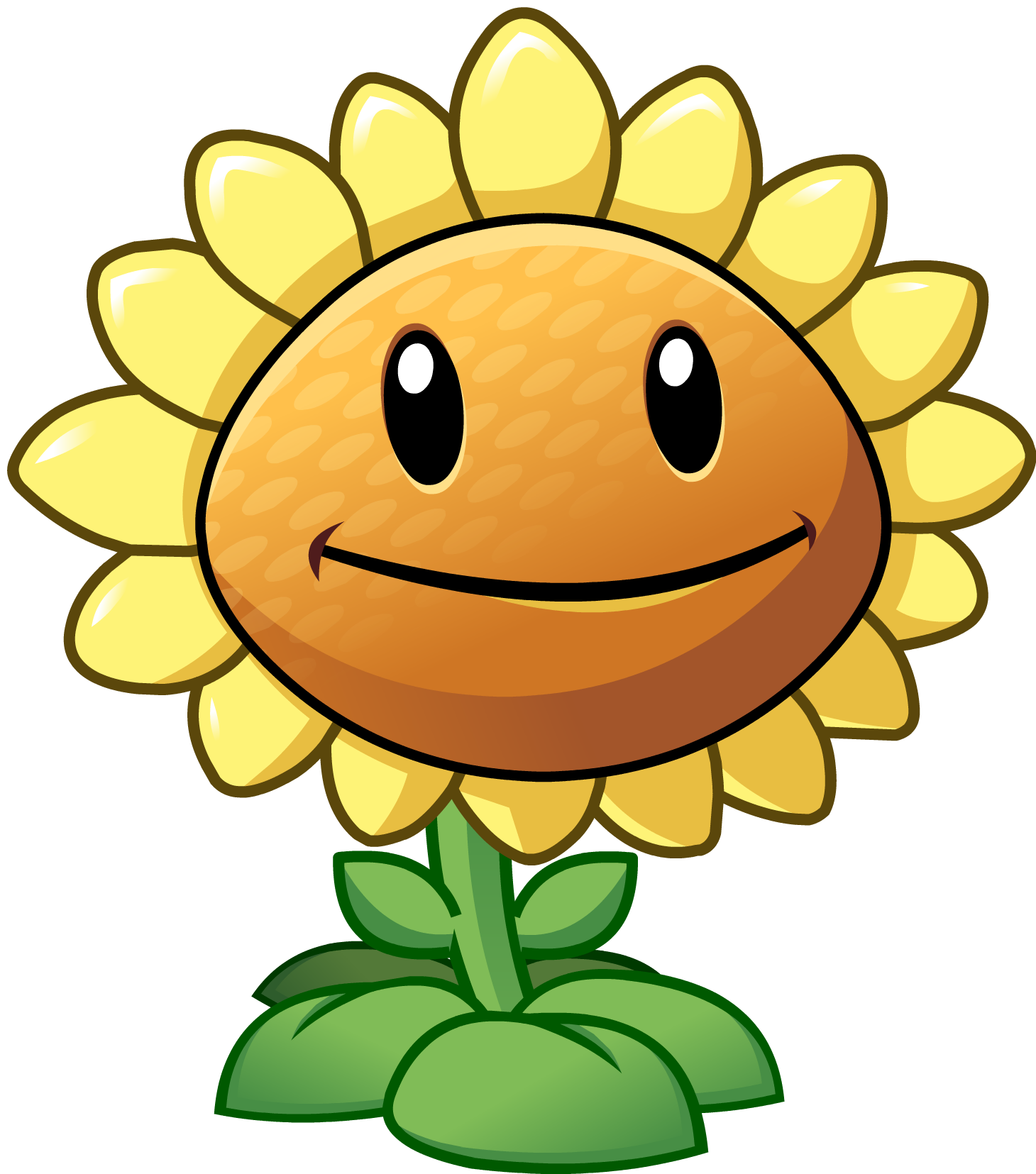 Plants Vs Zombies Characters Sunflower