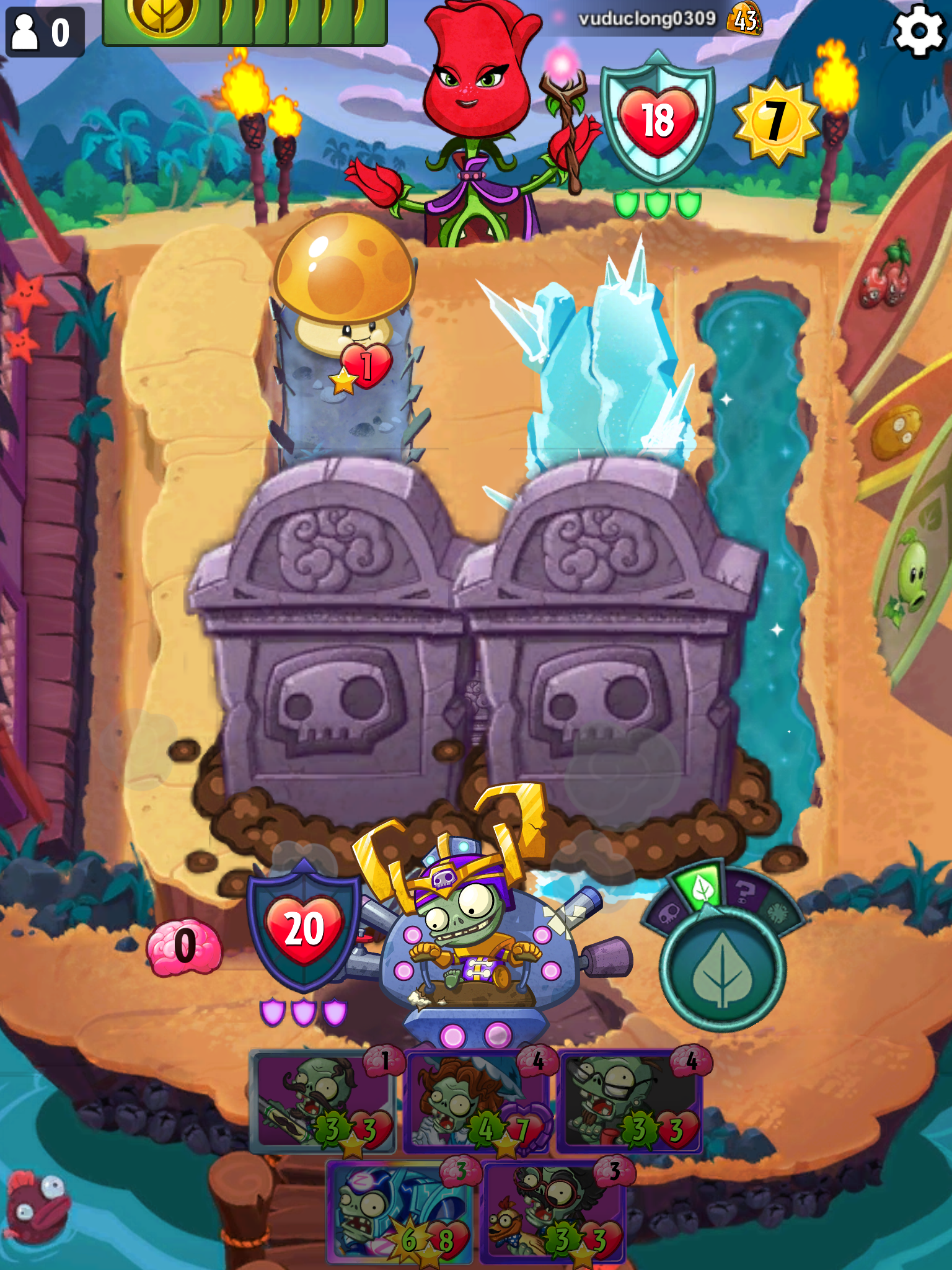 plants vs zombies purple plant