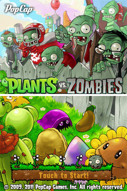 plants vs zombies ds game