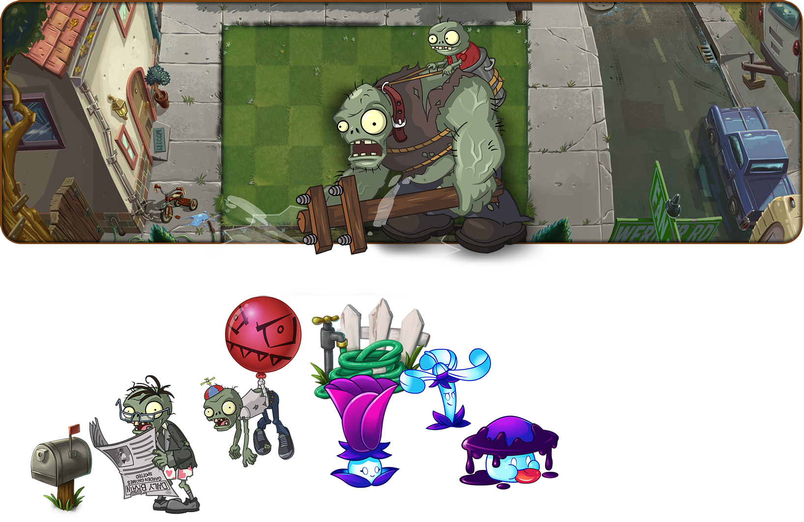 Растения против зомби dark ages. Растения против зомби 2 Modern Day. PVZ 2 Modern Day Part 2. PVZ 1 Lawn. PVZ 2 зомби Modern Day.