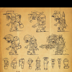 Plants Vs Zombies Garden Warfare Concepts Plants Vs Zombies Wiki Fandom