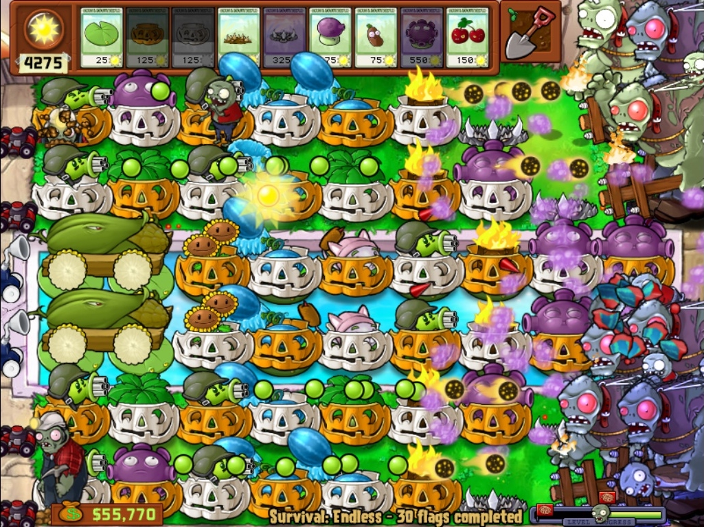plants vs zombies endless survival plants vs zombies endless survival