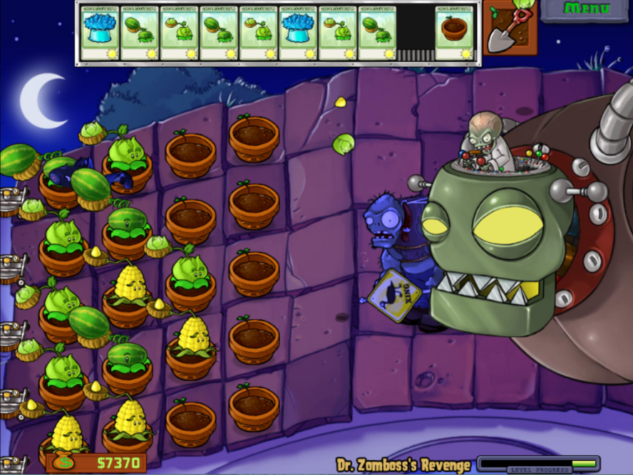 Plants Vs Zombies 2 Gargantuar Vs Zomboss