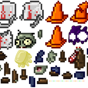8 Bit Zombie Gallery Plants Vs Zombies Wiki Fandom