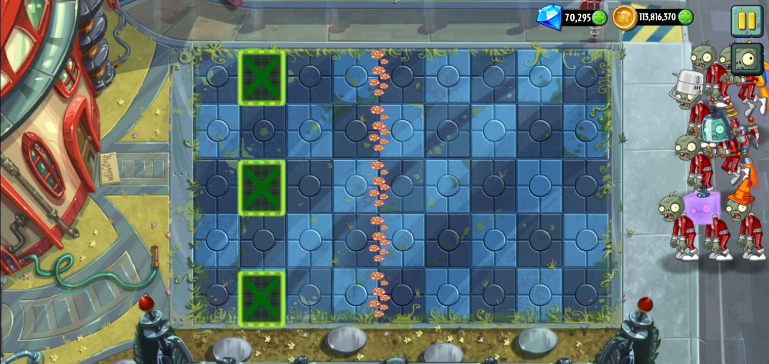 Back To Far Future Level 1 Plants Vs Zombies Wiki Fandom