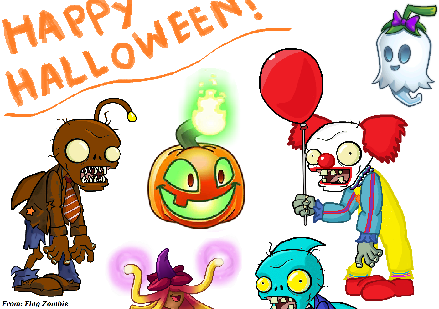 User Blogflag Zombiehappy Halloween Plants Vs Zombies Wiki Fandom