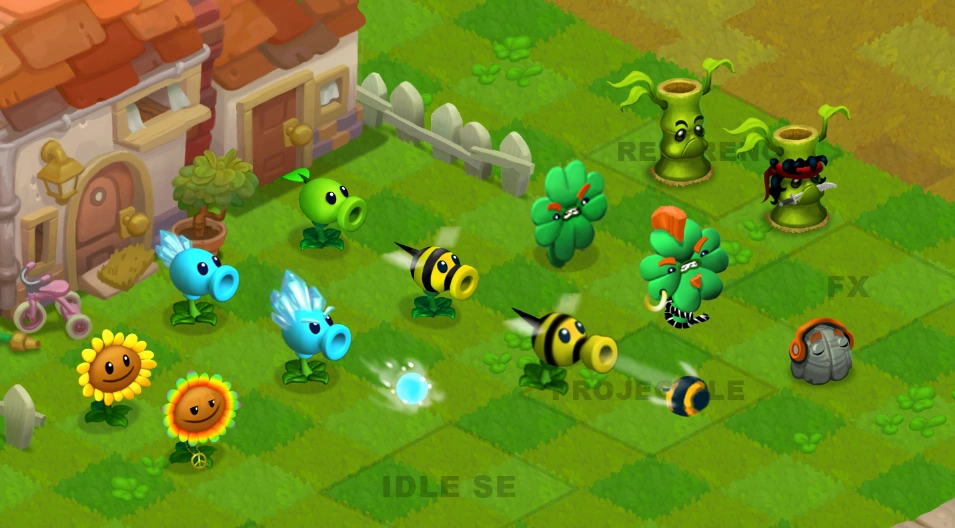 Bamboo Shoot (Plants vs. Zombies Adventures) Plants vs. Zombies Wiki