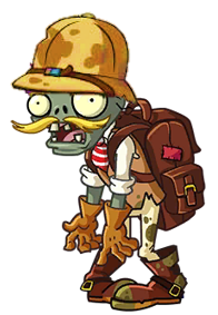 Image - Explorer Zombie with hat.png | Plants vs. Zombies Wiki | FANDOM ...