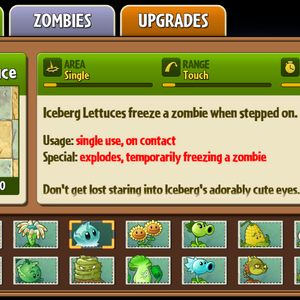 Iceberg Lettuce Gallery Plants Vs Zombies Wiki Fandom