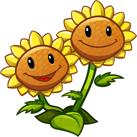 Image - Twin Sunflower (PvZH).png | Plants vs. Zombies Wiki | FANDOM ...