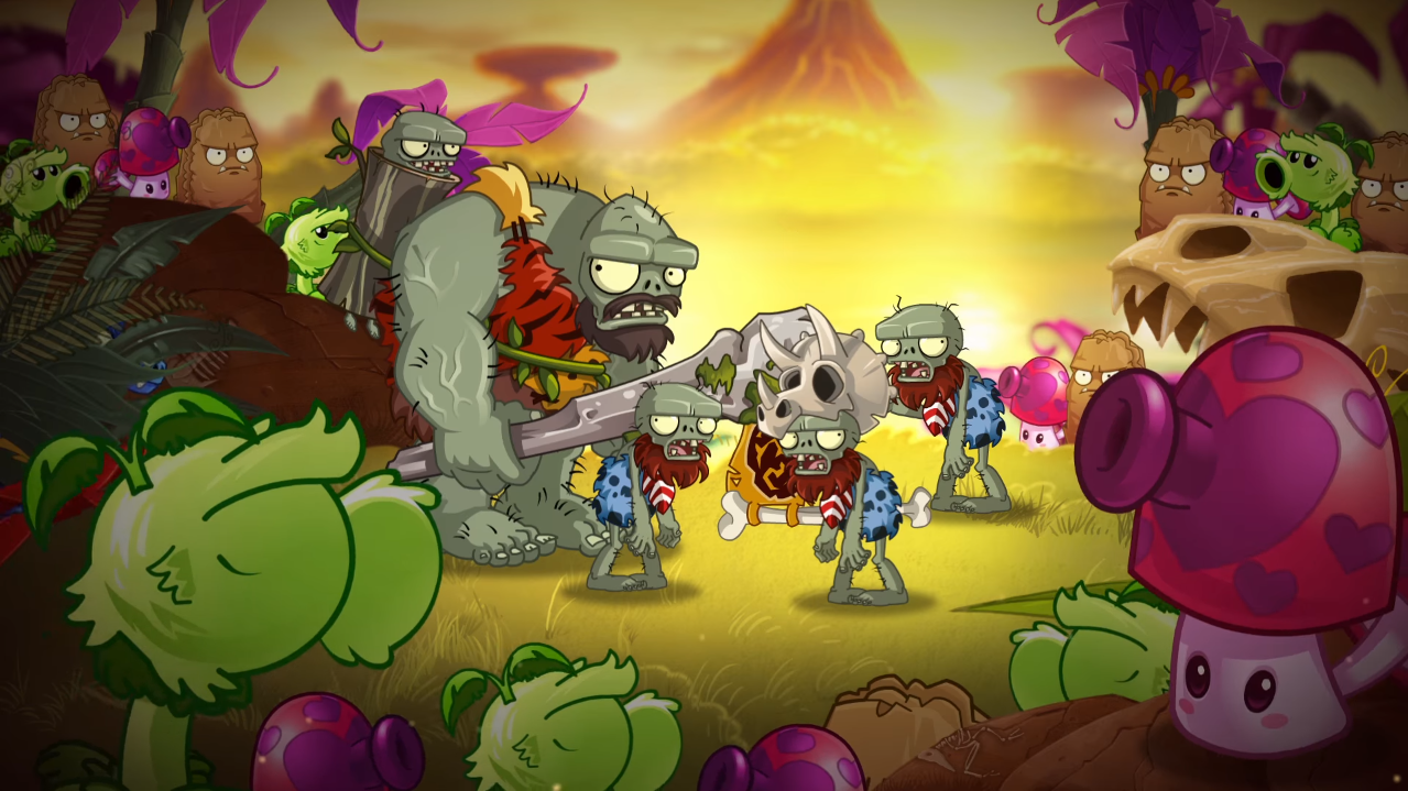 Plants vs zombies time. Растения против зомби 2 доисторический мир. Растения против зомби 2 зомби Юрского периода. Растения против зомби 2 миры. Растения против зомби 2 первобытный зомби.