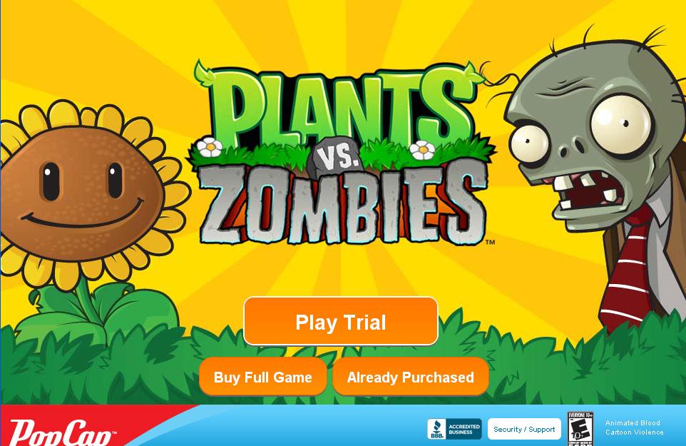 Free Download Zombie Vs Plants For Pc Full Version