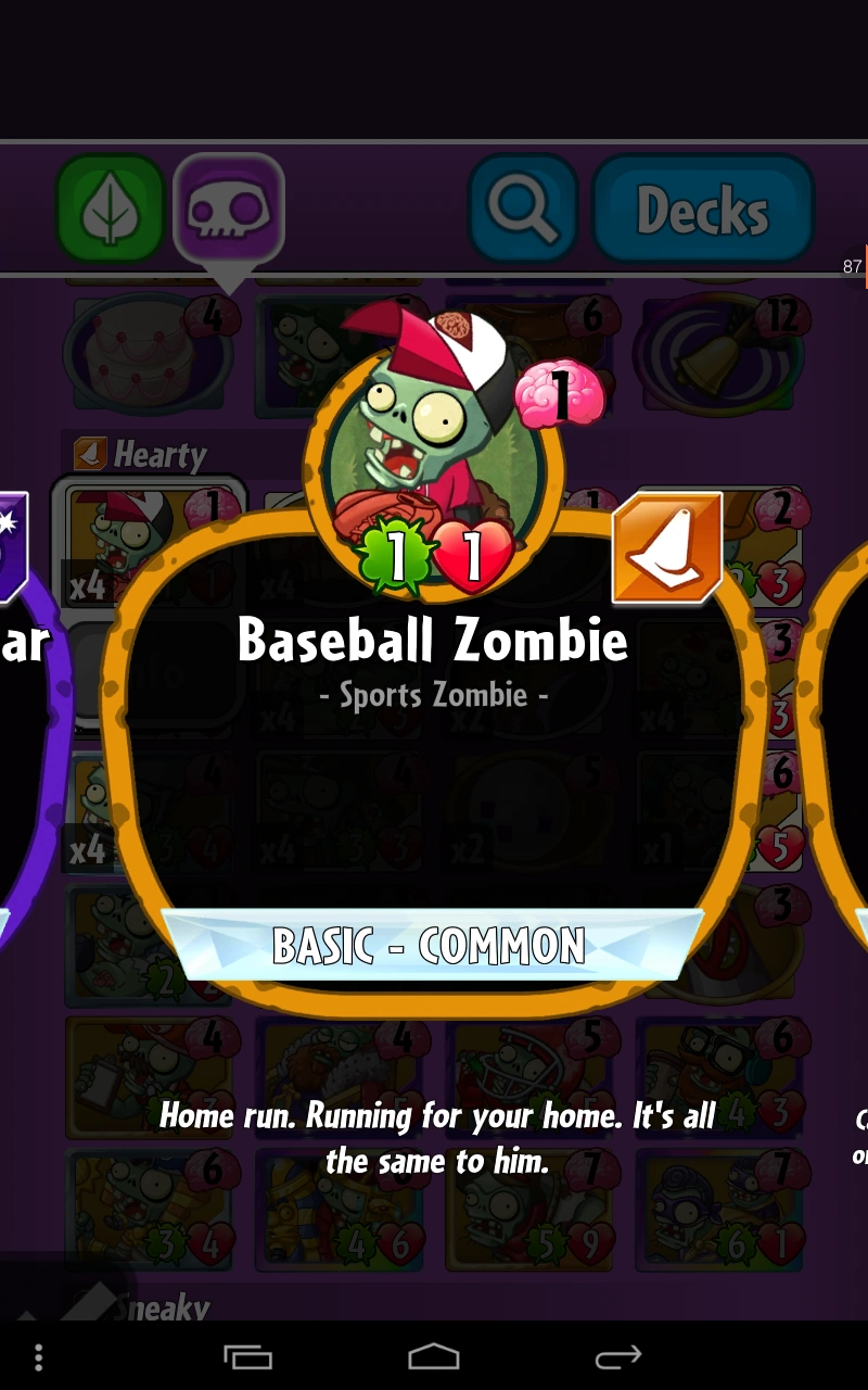 Baseball Zombie (Plants vs. Zombies Heroes) Plants vs. Zombies Wiki