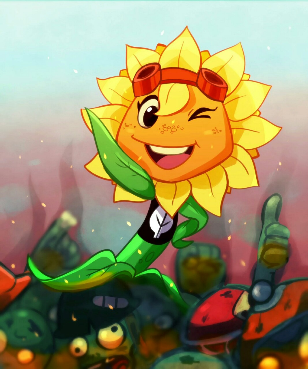 Plants vs zombies rule. Solar Flare PVZ. PVZ Heroes Solar Flare. Plants vs Zombies Heroes подсолнух. Растения против зомби Solar Flare.