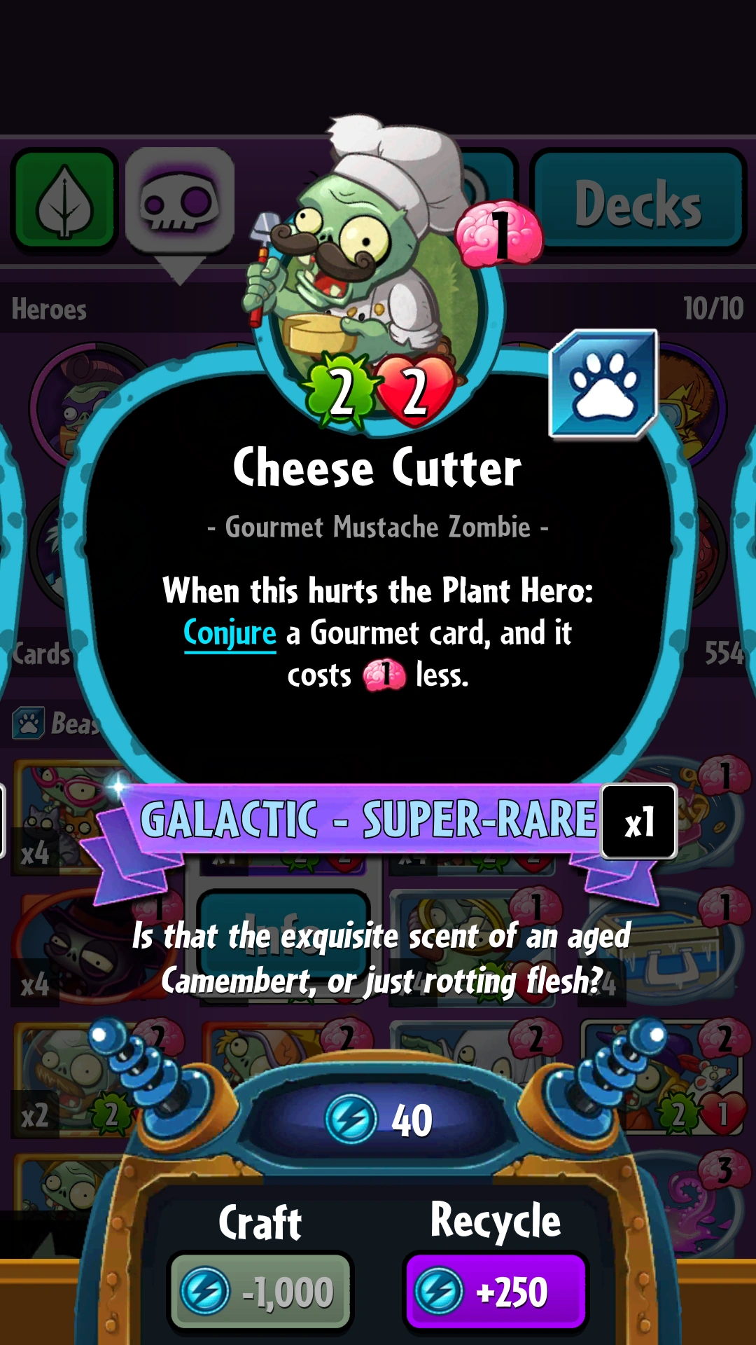 Image CheeseCutterStats.png Plants vs. Zombies Wiki FANDOM