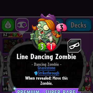 Line Dancing Zombie Plants Vs Zombies Wiki Fandom