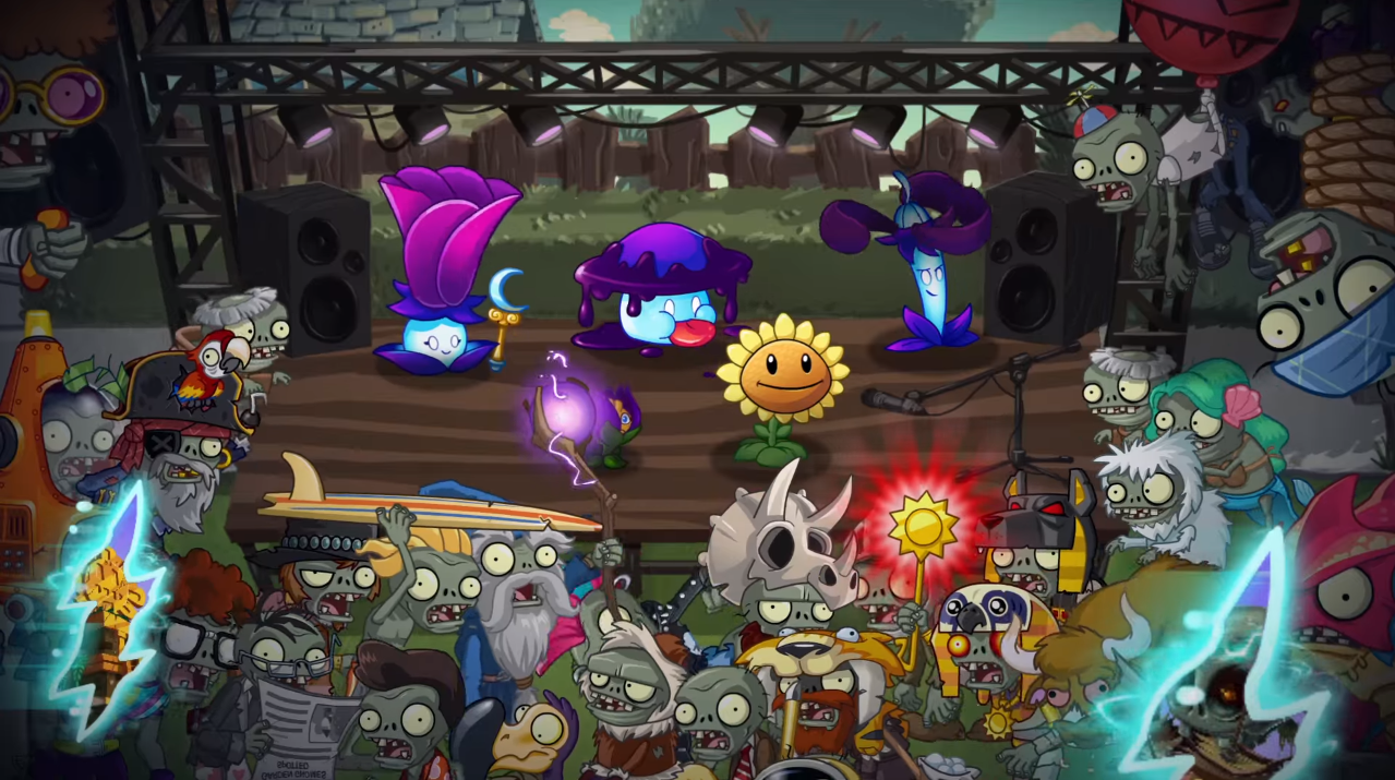 Plants zombies музыка