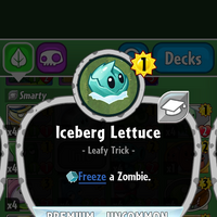 Iceberg Lettuce Plants Vs Zombies Heroes Plants Vs Zombies