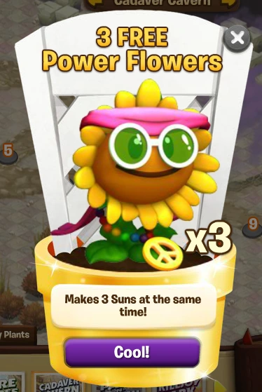 Power Flower (Plants vs. Zombies Adventures) | Plants vs. Zombies Wiki ...