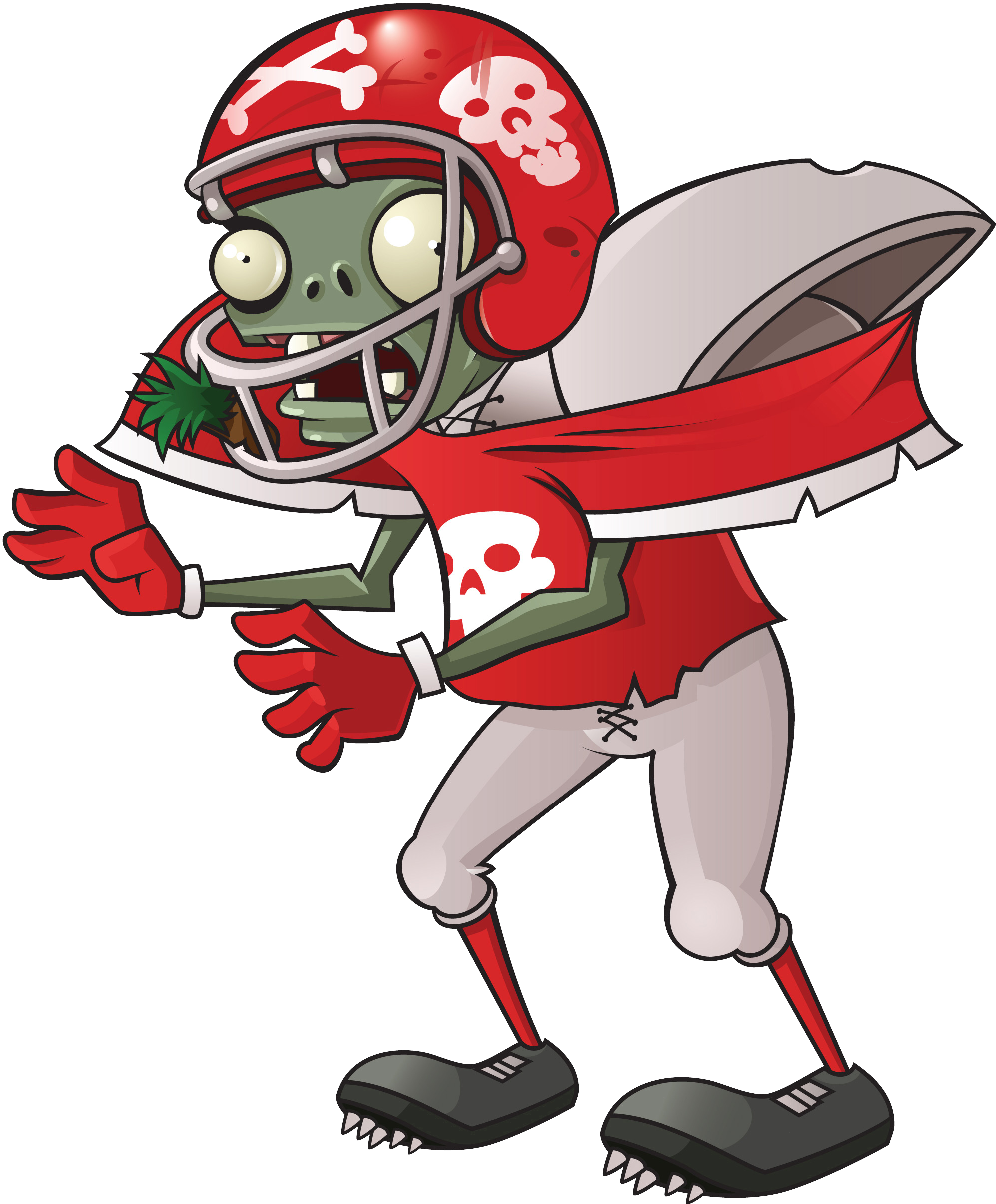plants vs zombies football zombie plush