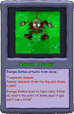 plants vs zombies bungee zombie