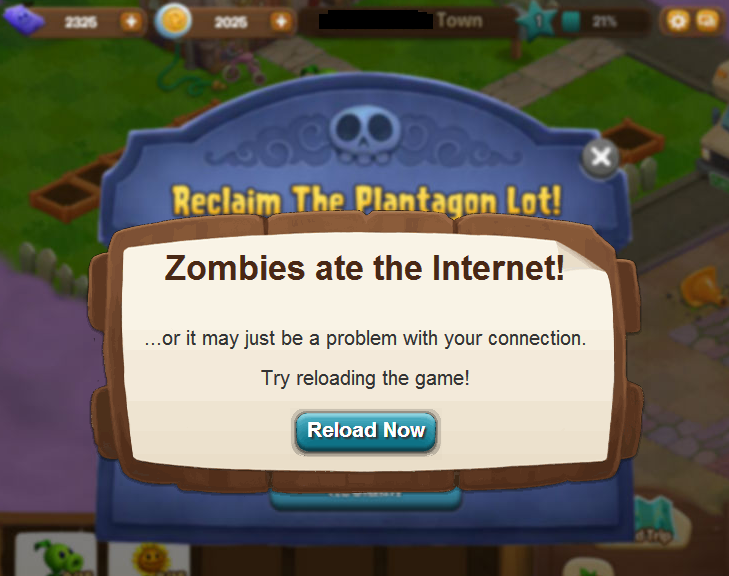 Plants vs zombies ошибка fatal error