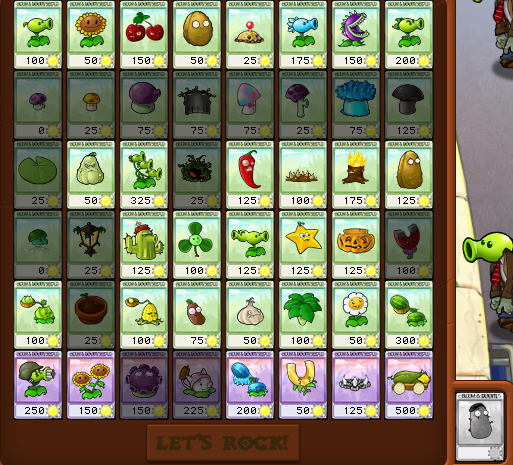 plants zombies 2 locked seed packets