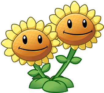 Twin Sunflower Plants Vs Zombies Wiki Fandom