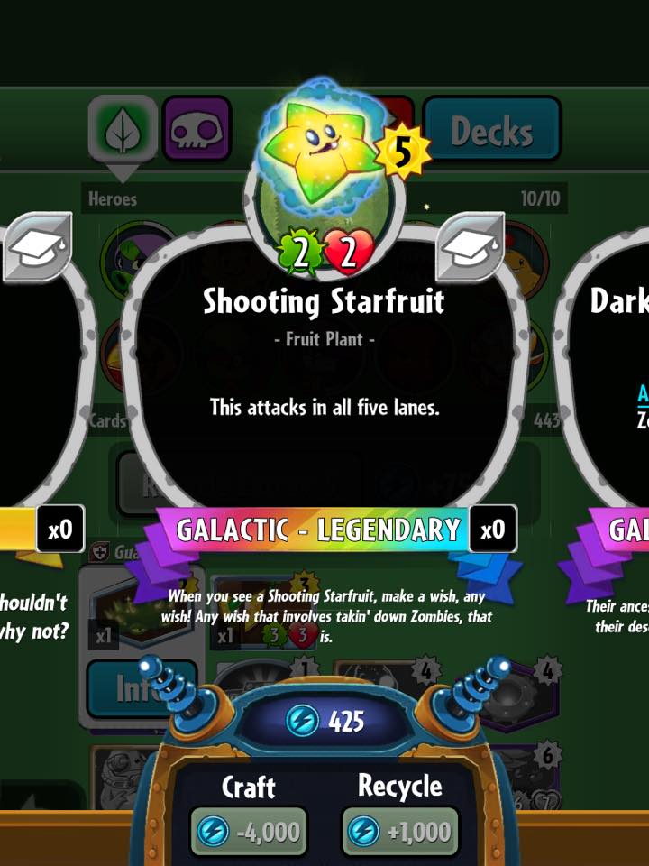 Shooting Starfruit | Plants vs. Zombies Wiki | Fandom