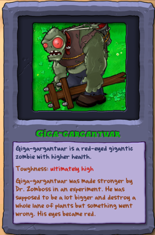 plants vs zombies gargantuar red eyes plants vs zombies gargantuar red eyes