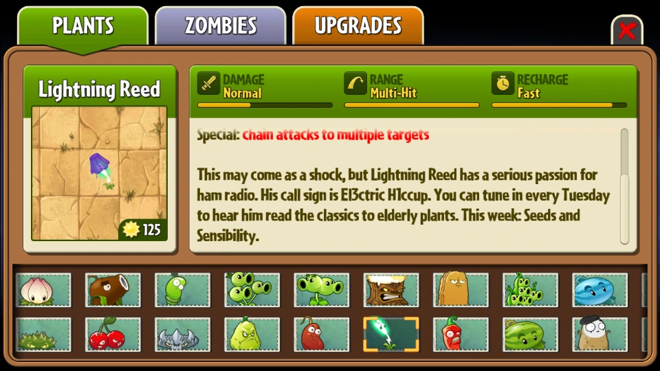 Image Lightning Reed Almanac Entry Part 2.png Plants vs. Zombies