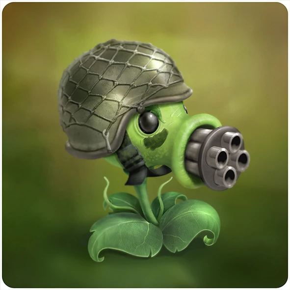 Image Gatling Pea(Im realistic like).jpg Plants vs