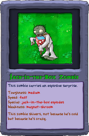 Almanac Card Jack-in-the-Box Zombie