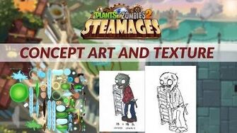 Steam Ages Concept Art and Texture Plants Vs Zombies 2 Chinese Version