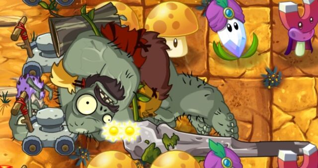 Image - Defeated Jurassic Gargantuar.jpg | Plants vs. Zombies Wiki ...