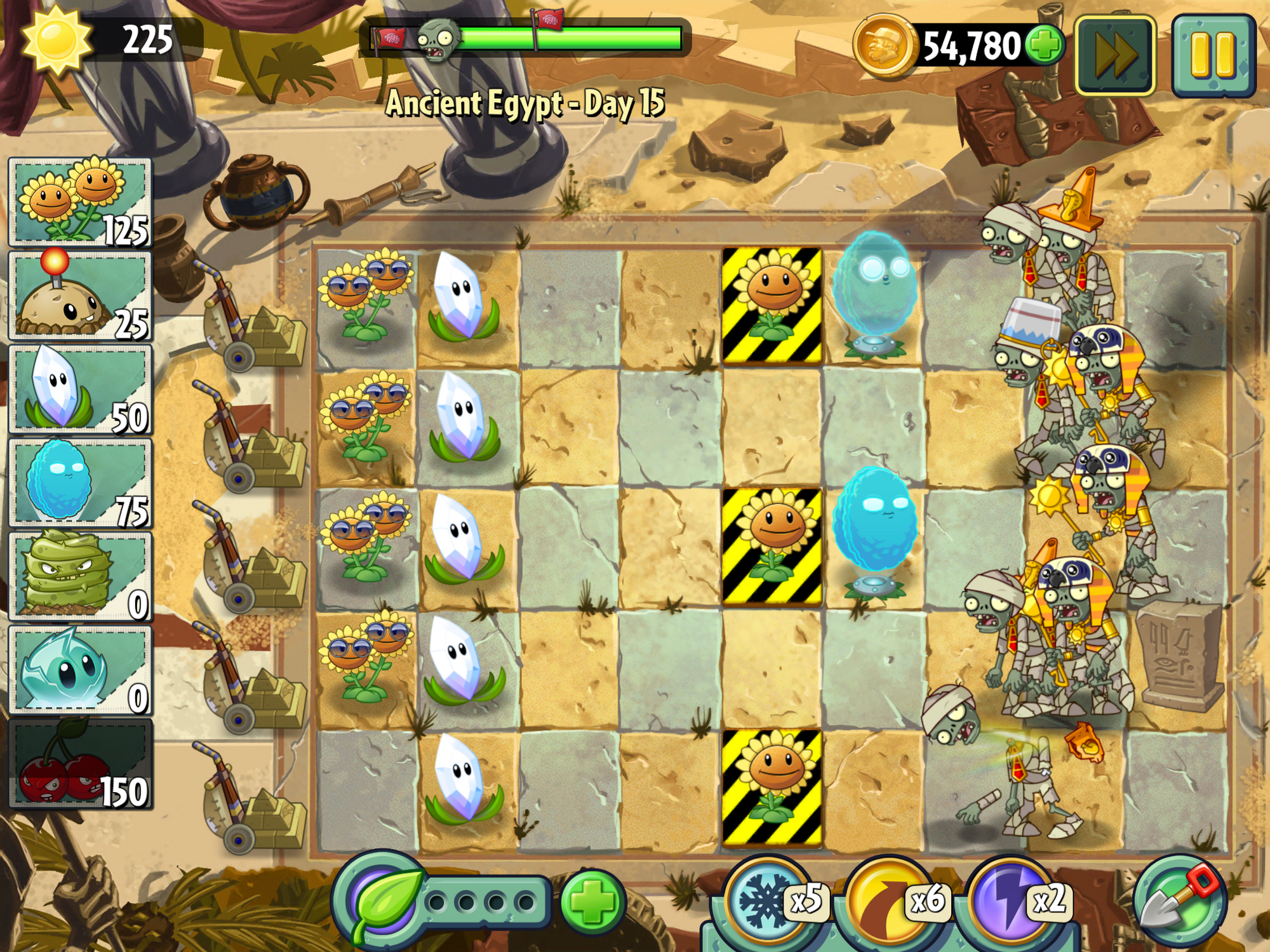 Plants vs zombies 2 уровни