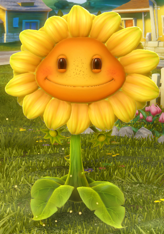 sunflower plants vs zombies characters