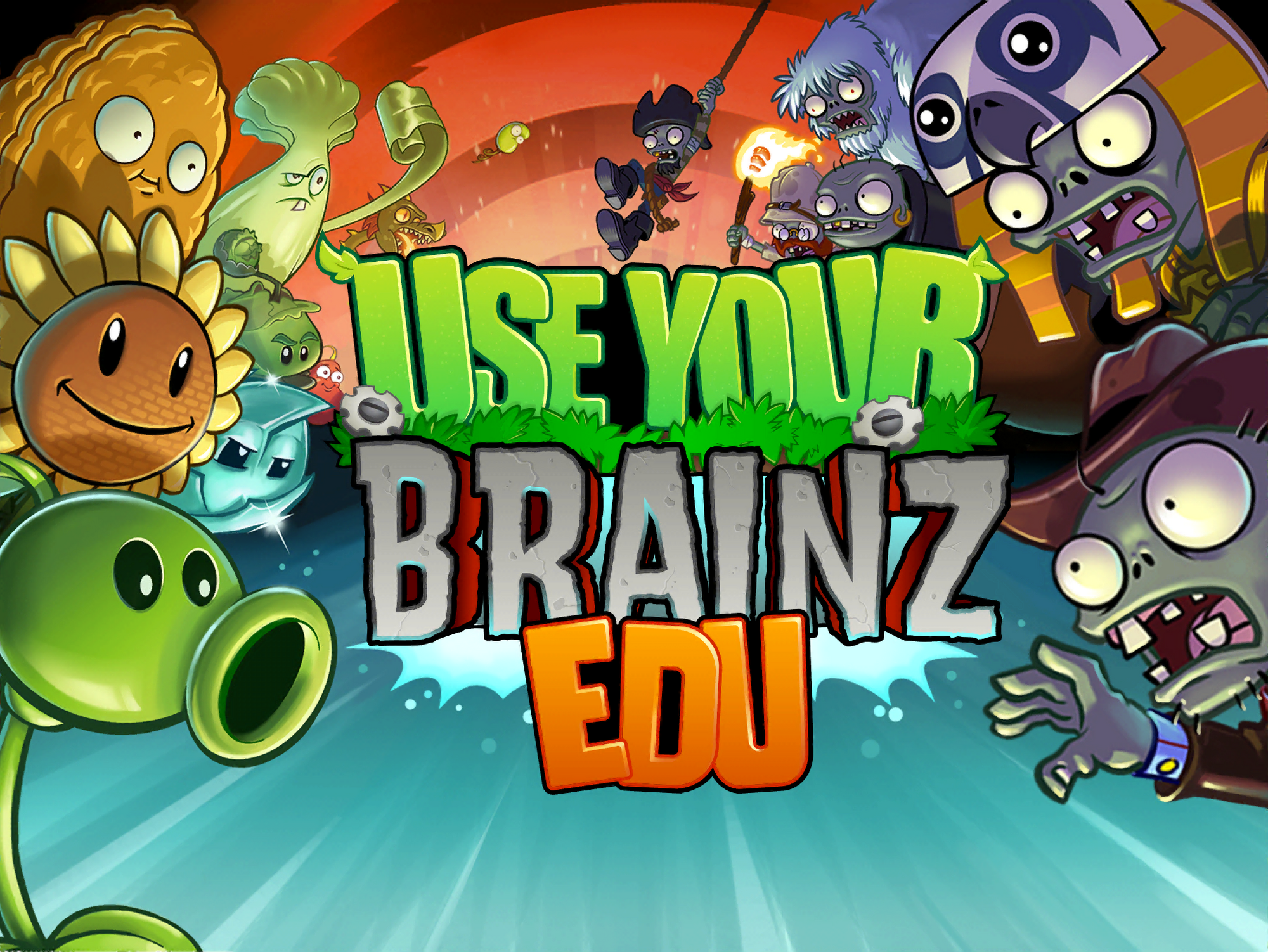 Plants vs Zombies персонажи. Brainz PVZ PNG.