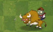 Zombie Bull running
