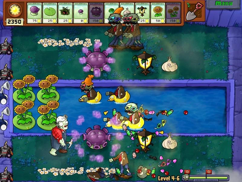 Plants Vs Zombies Fog Level 4