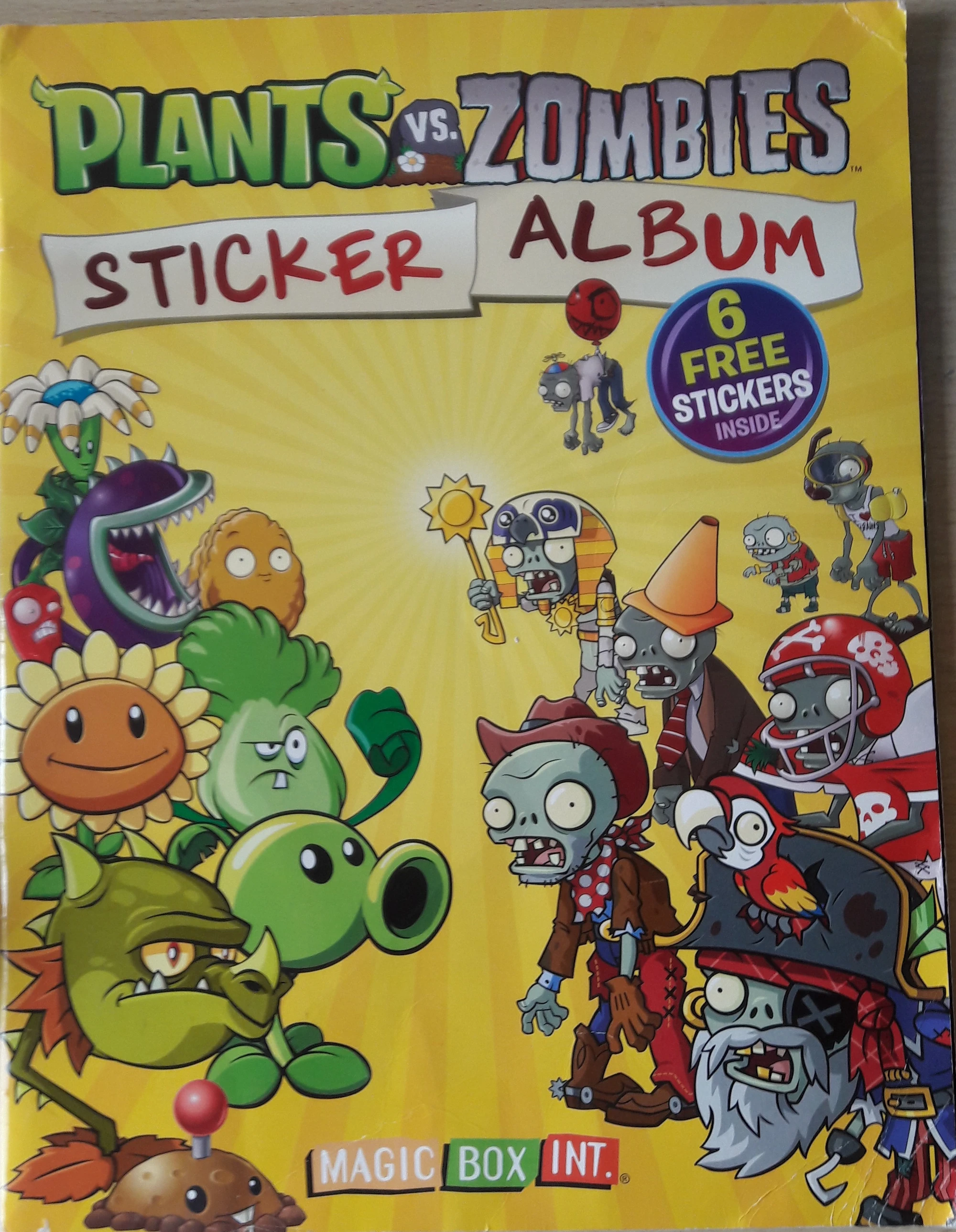 Plants vs. Zombies Sticker Album Plants vs. Zombies Wiki FANDOM powered by Wikia