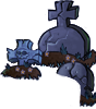 Night grave graphic