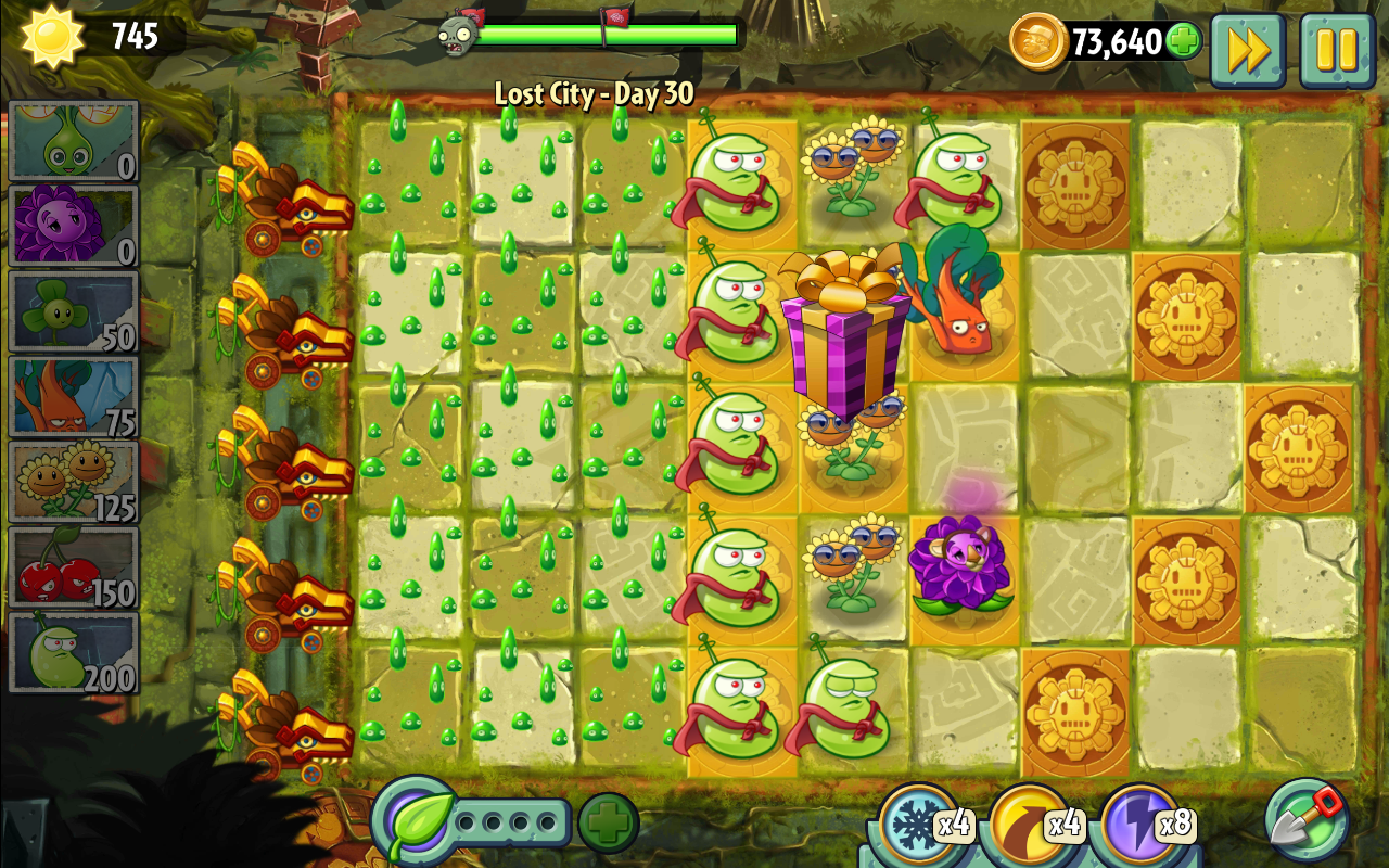 Lost City Day 30 Plants Vs Zombies Wiki Fandom